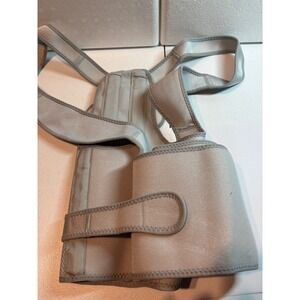 Fit Geno Back Brace NEW Posture Corrector Orthopedic Support‎ Grey Medium